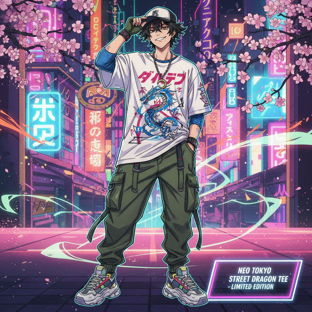 Anime style clothing